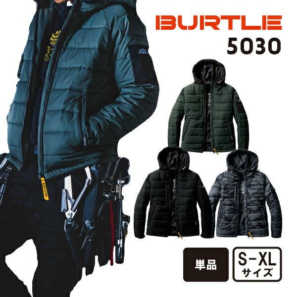 バートル BURTLE 秋冬 5030 防寒フーディジャケット（ユニセックス） 防水 撥水 防風 男女兼用 S M L XL